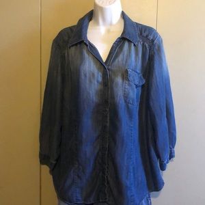 Denim Button Down Shirt